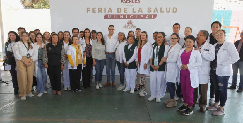 Inician jornadas de la Feria de la Salud Municipal en Pachuca