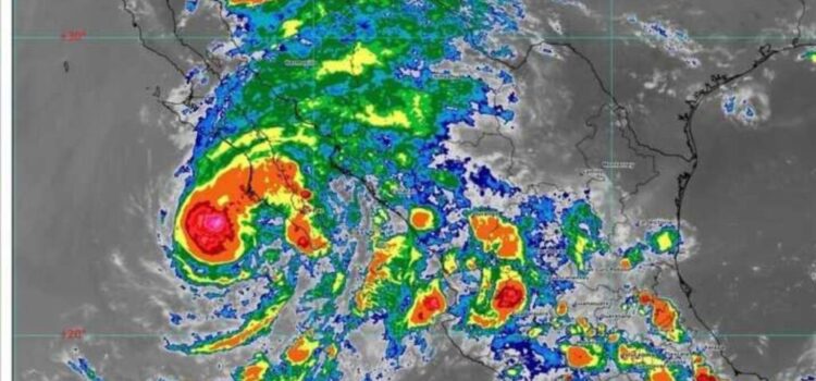 Tormenta tropical Lorena se aleja de México pero deja lluvias y deslaves en el noroeste