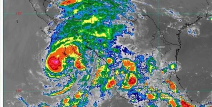 Tormenta tropical Lorena provoca lluvias y deslaves en Baja California Sur.