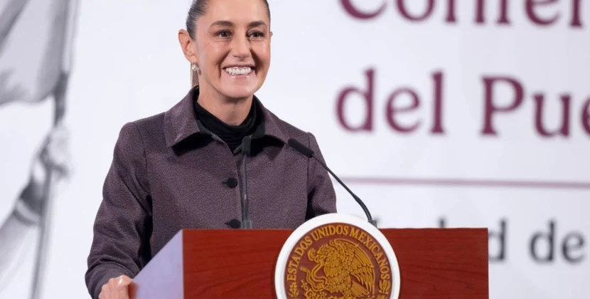 Claudia Sheinbaum en conferencia pide ajustes en la reforma a la Ley de Amparo sobre retroactividad.