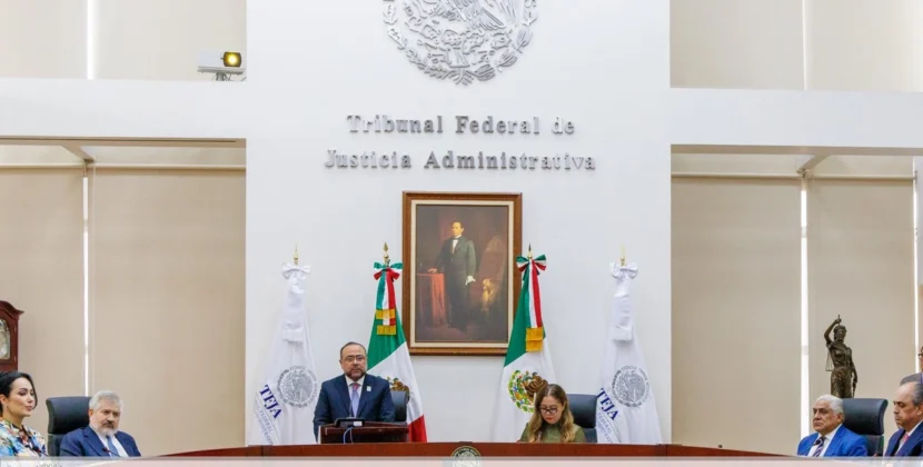 Fachada del Tribunal Federal de Justicia Administrativa tras la designación de nuevos magistrados en 2025.